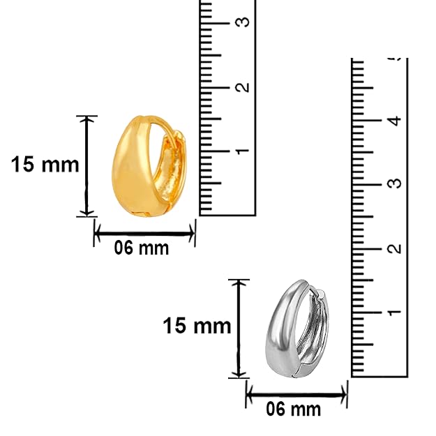 Combo of Kaju Bali Earring Pairs for Men