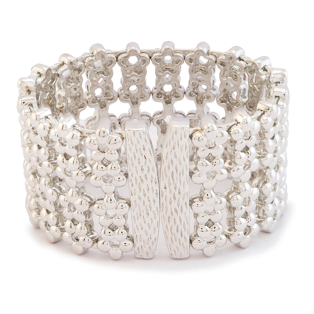 Crystal Blue Floral Kada
