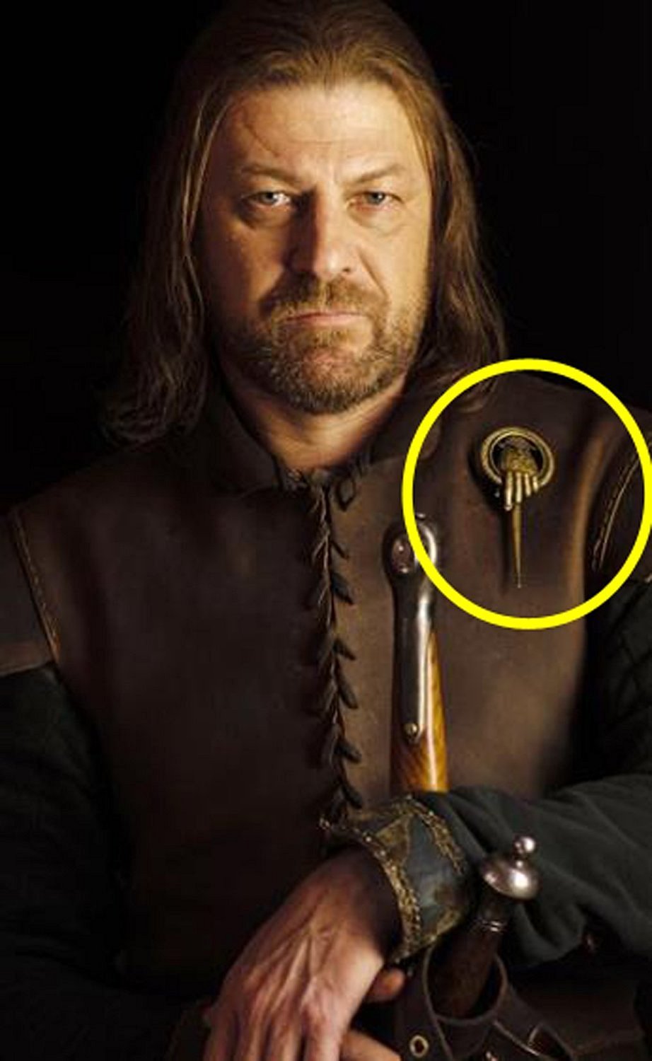 TV Series Inspired Hand Of The King Pin Brooch