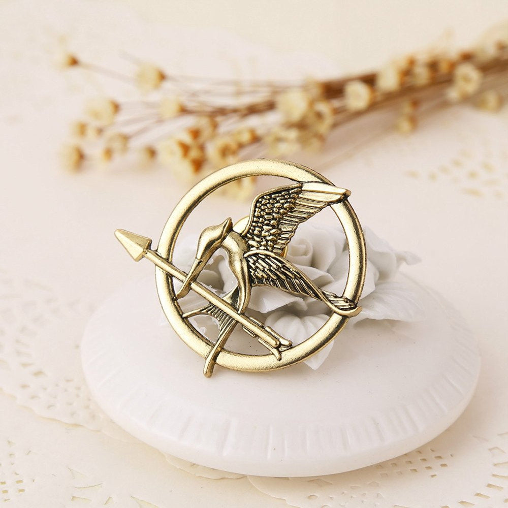 The Hunger Games Brooches Inspired Mockingjay & Arrow Movie Bird Unisex Brooch