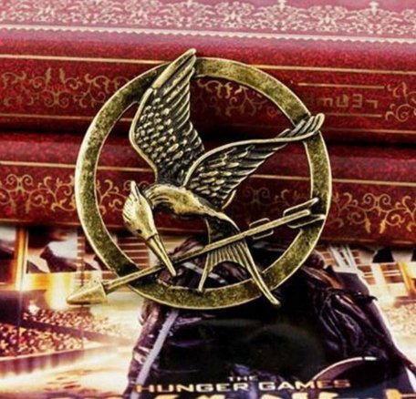 The Hunger Games Brooches Inspired Mockingjay & Arrow Movie Bird Unisex Brooch