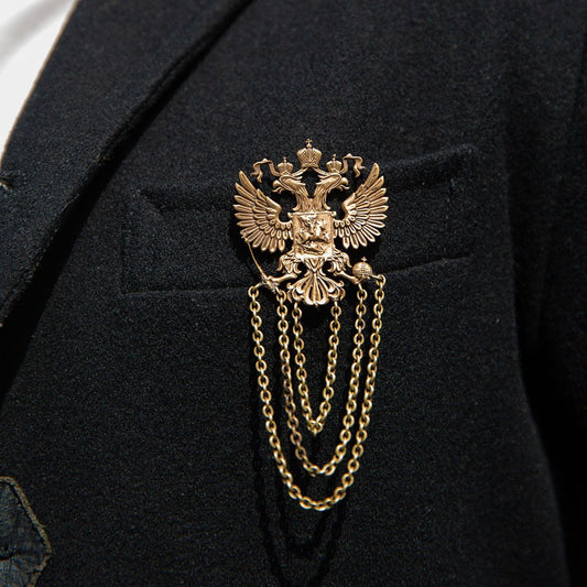 The Duo Phoenix Brooch