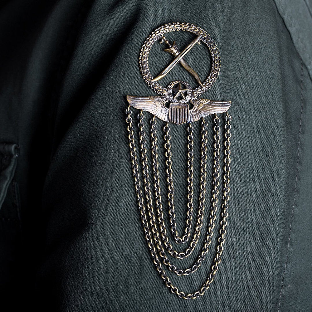 The Duo Phoenix Brooch