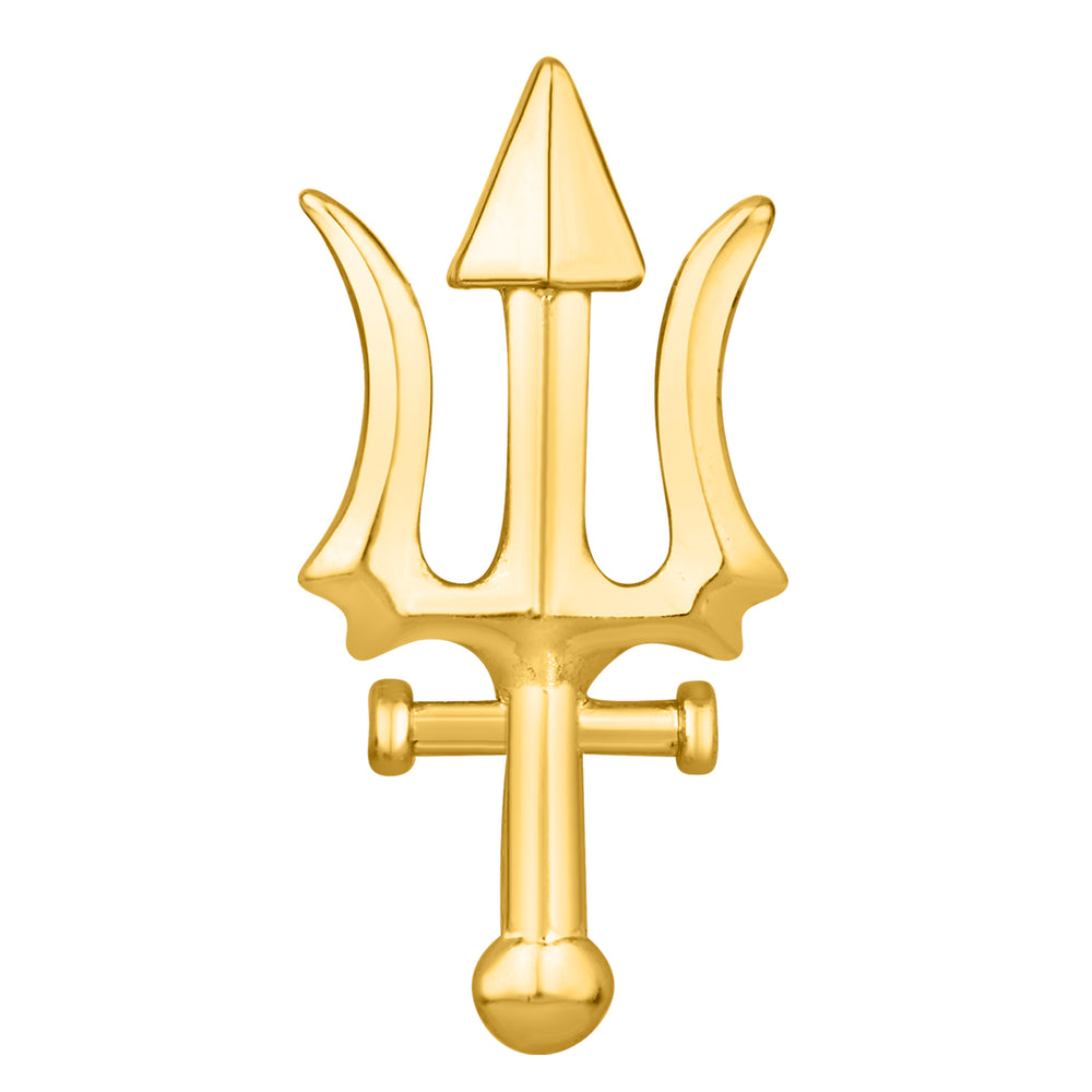 Mahadev Shiva Trishul Designer Brooch