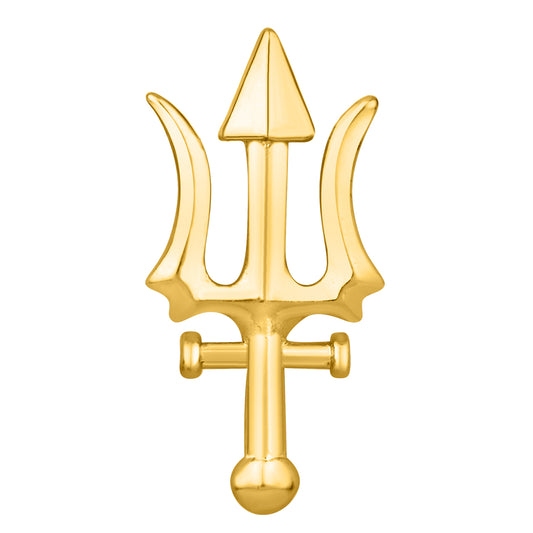 Mahadev Shiva Trishul Designer Brooch