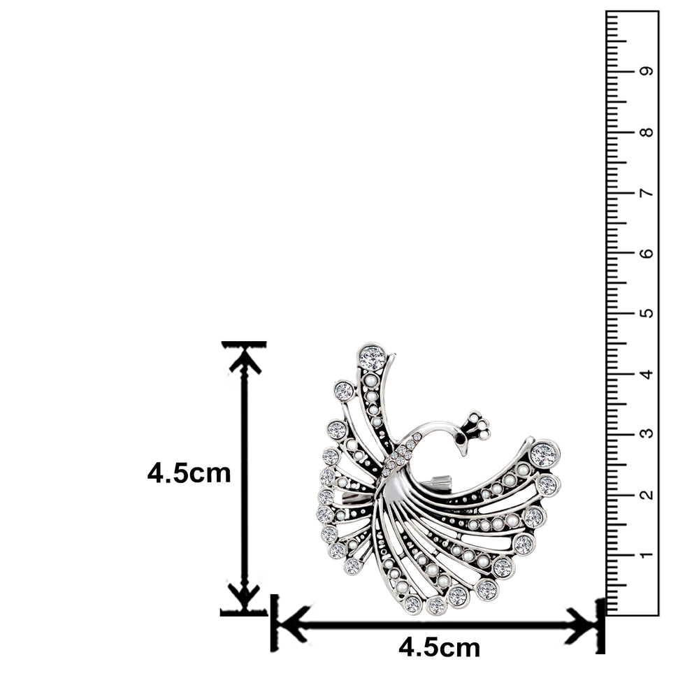 Flying Peacock Shape Brooch