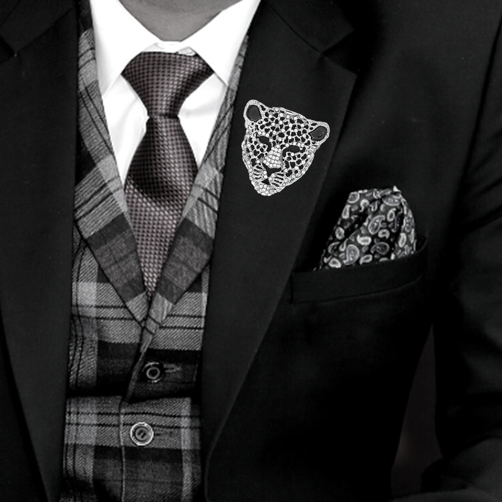 Lion Lapel Pin Brooch for Wedding