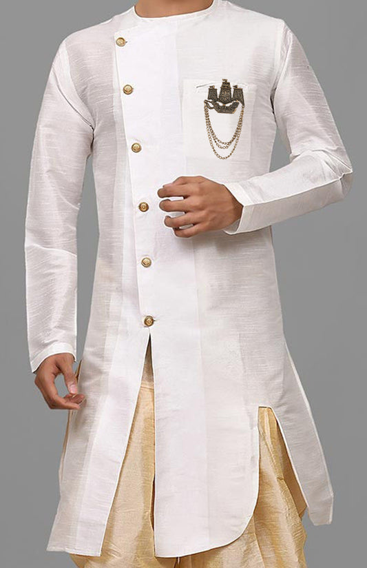 Ship Chain Sherwani Brooch