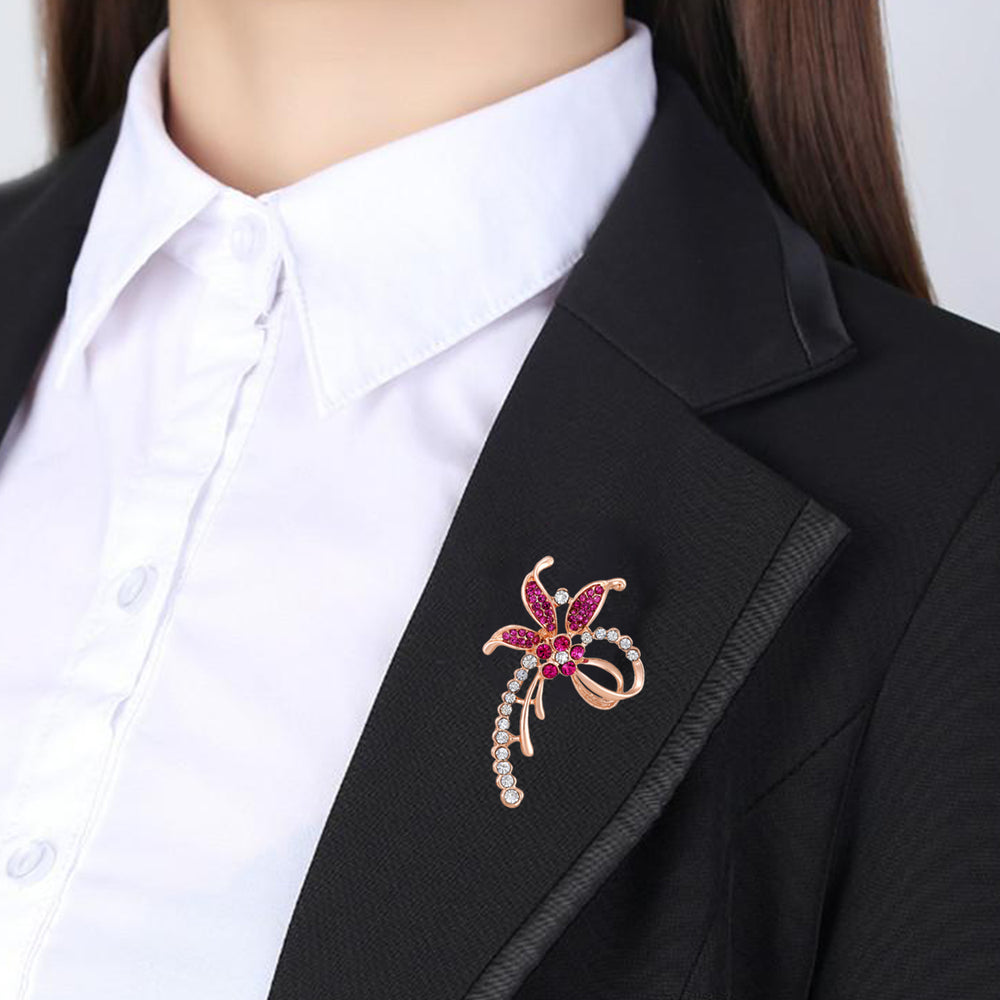 Trendy Floral Brooch / Saree Pin