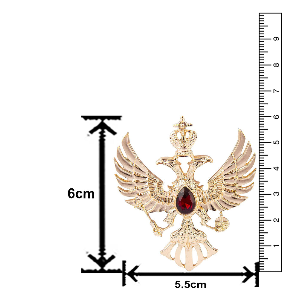 Dual Head Eagle Brooch