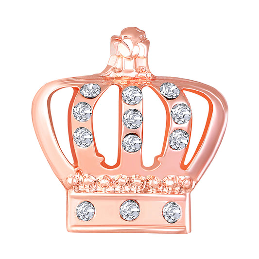 Stunning Crystal Crown Brooch