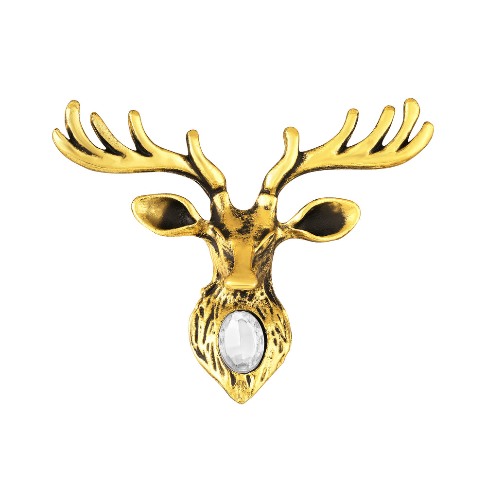 Classic Deer-Shaped Wedding Lapel Pin / Brooch