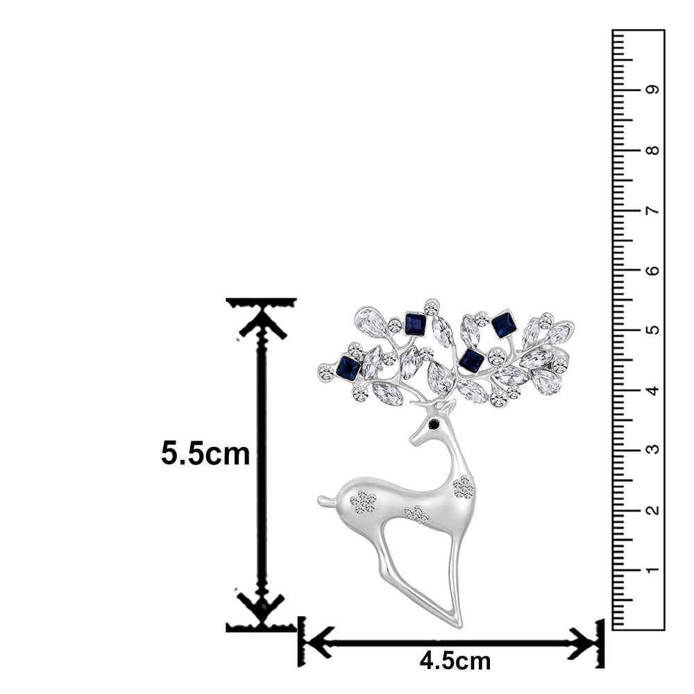 Cute Deer-Shaped Saree Pin / Wedding Brooch