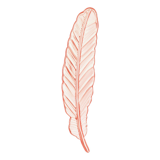 Feather-Shaped Indowestern Shervani Brooch