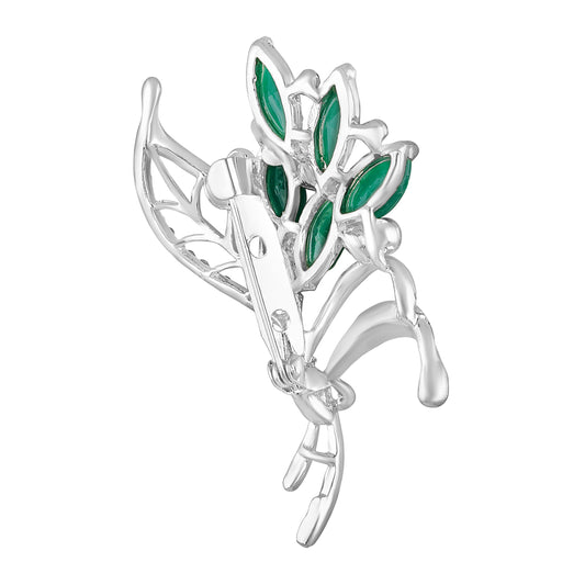 Studded Bouquet Saree Pin Brooch