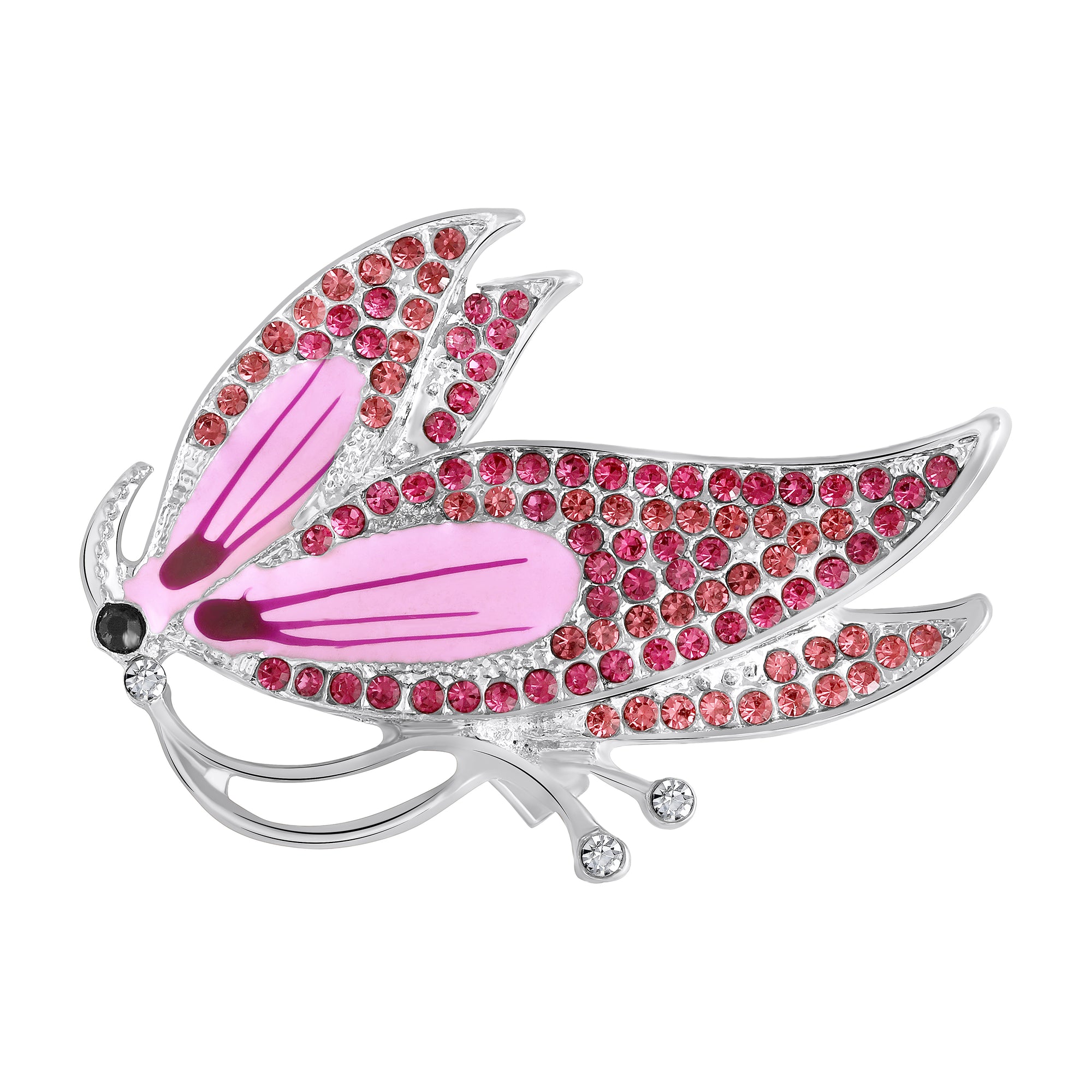 Meenakari Work Enamel Trendy Butterfly-Shaped Lapel Pin