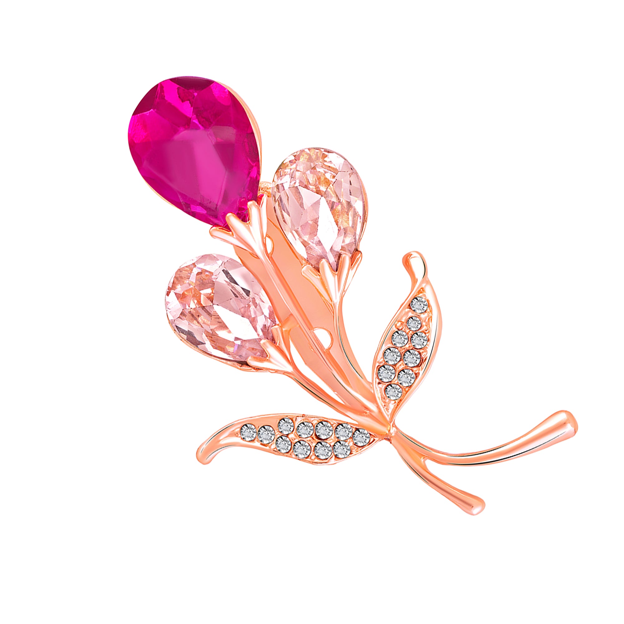 Gorgeous Flowerlet Pink Brooch / Lapel Pin