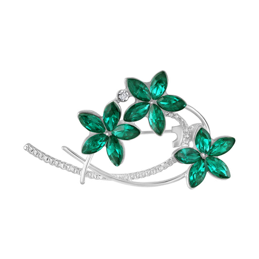 Floral Shaped Saree Pin Brooch