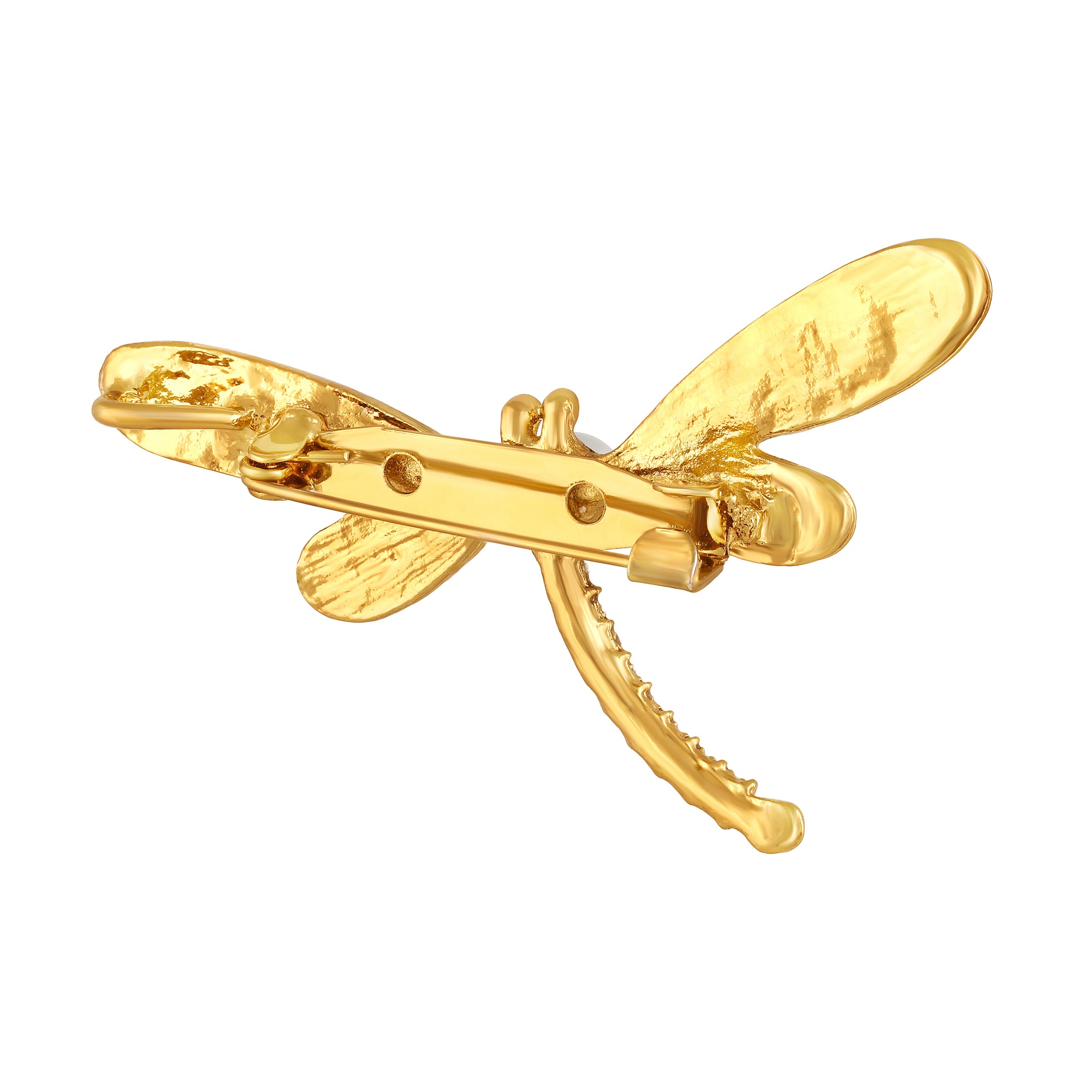 Meenakari Work Dragonfly-Shaped Ladies Brooch