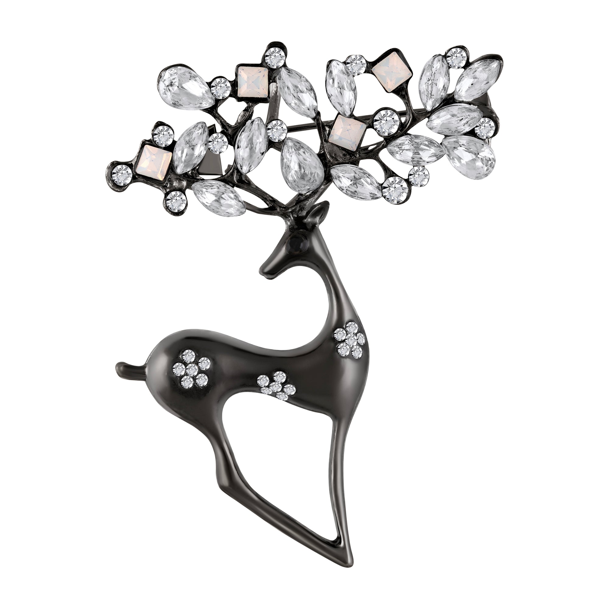 Cute Deer-Shaped Saree Pin / Wedding Brooch