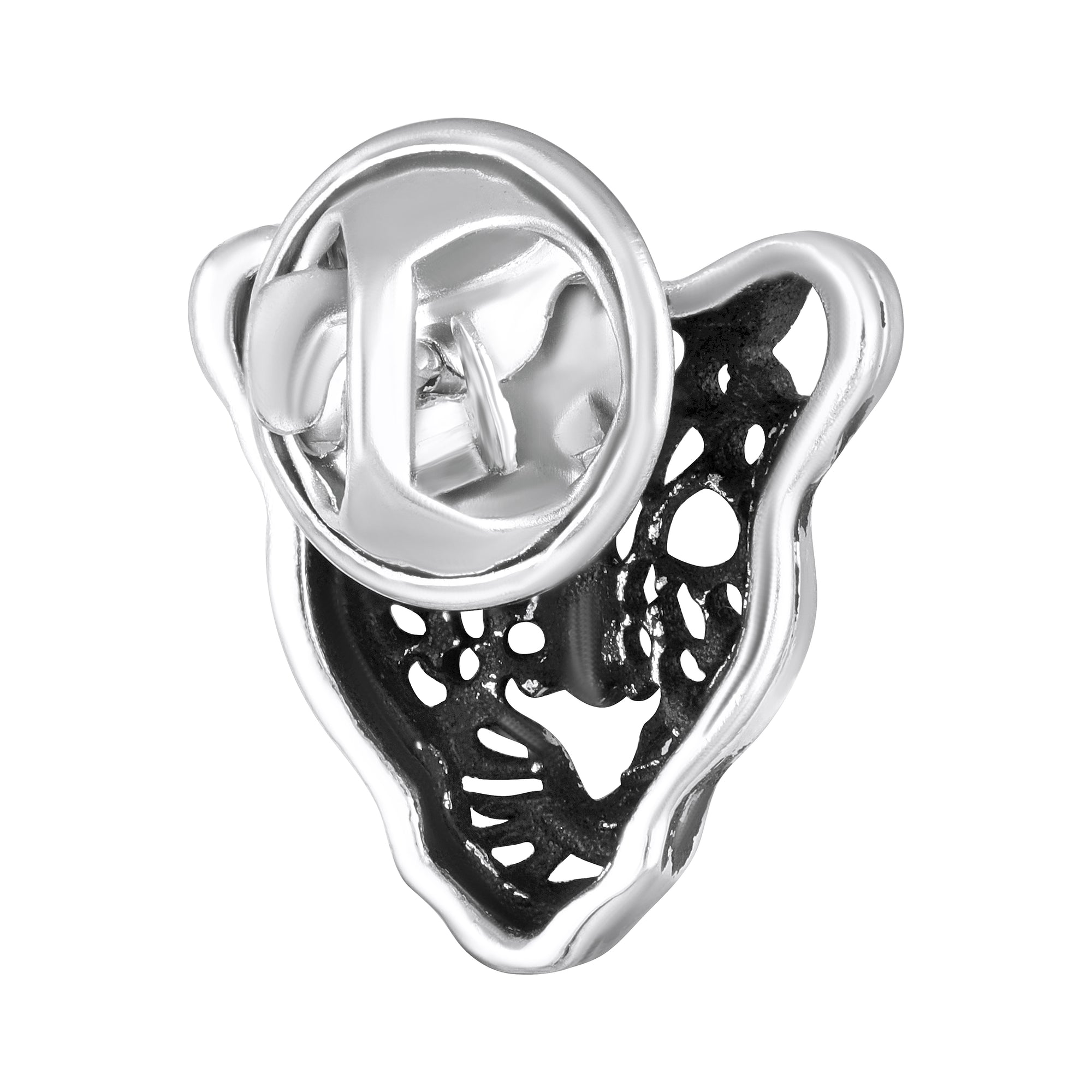 Lion-Face-Shaped Brooch / Lapel / Collar Pin