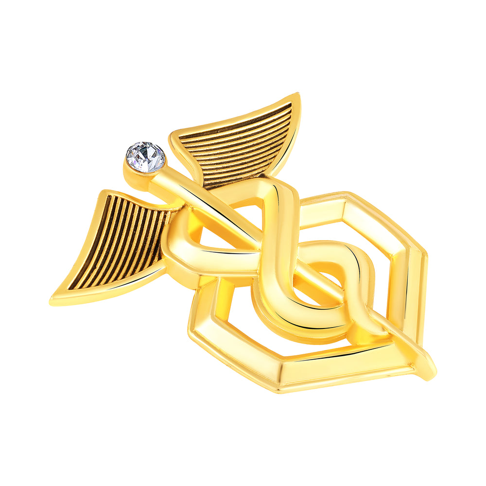 Elegant Unisex Doctor Brooch / Medical Theme Lapel Pin