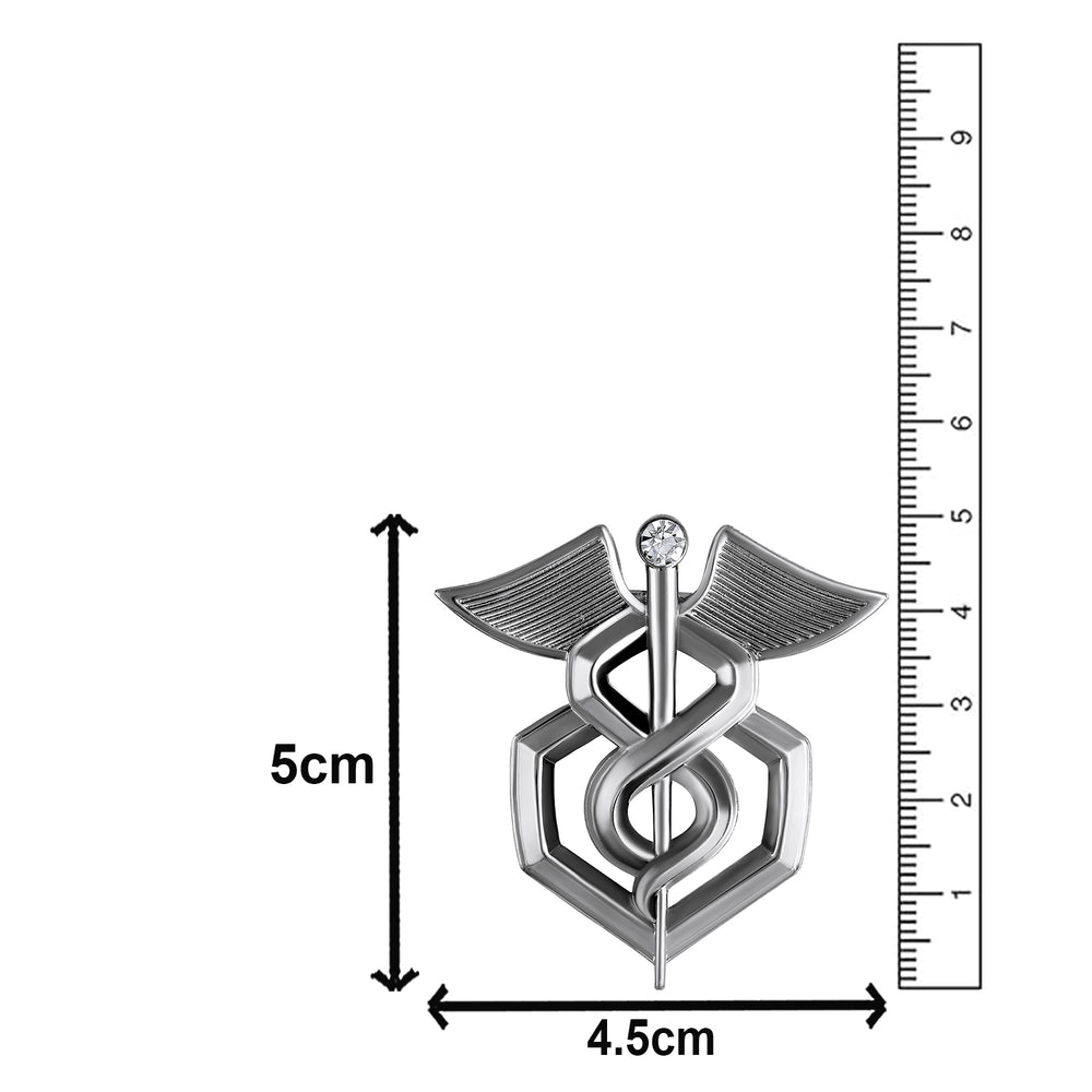 Elegant Unisex Doctor Brooch / Medical Theme Lapel Pin