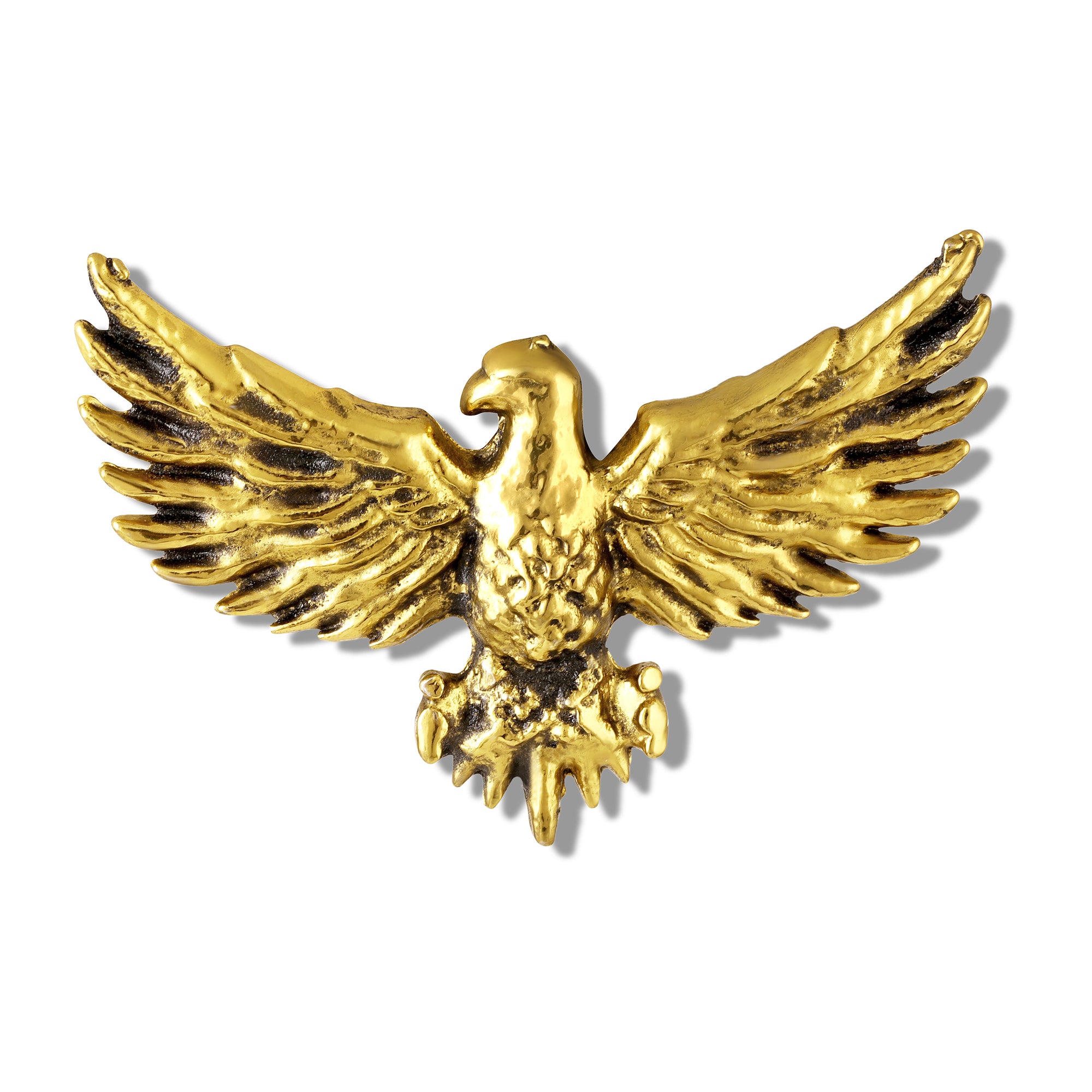 Premium Golden Eagle Brooch