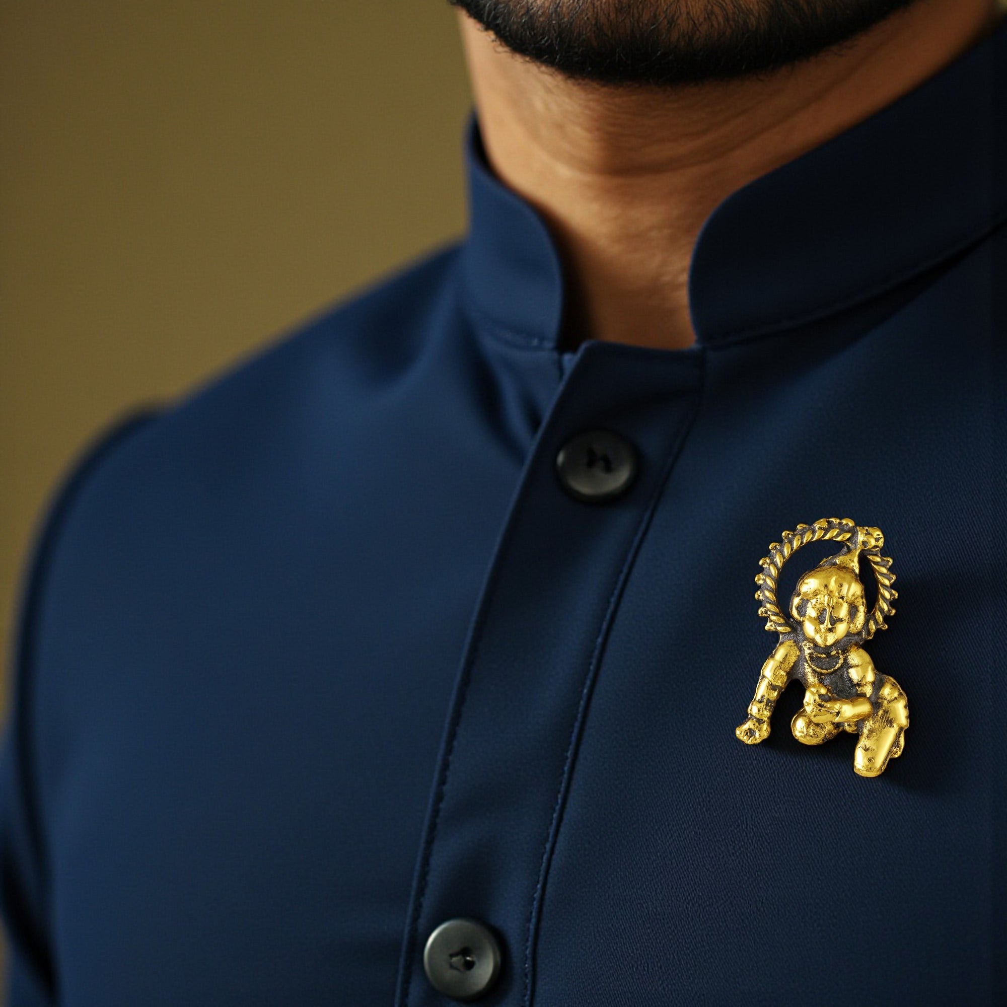 Bal Krishna Brooch Lapel Pin