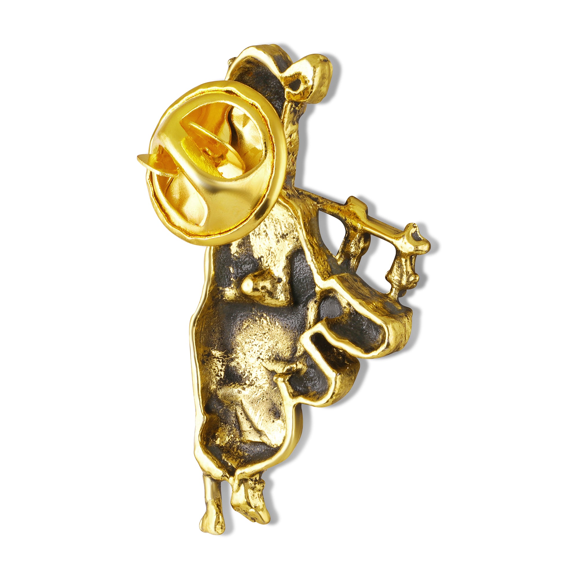 Divine Lord Krishna Flute Design Unisex Brooch Pin
