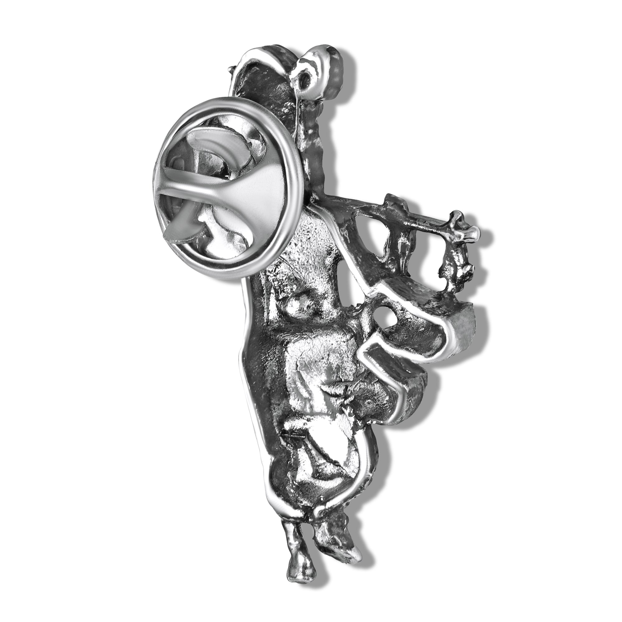 Divine Lord Krishna Flute Design Unisex Brooch Pin