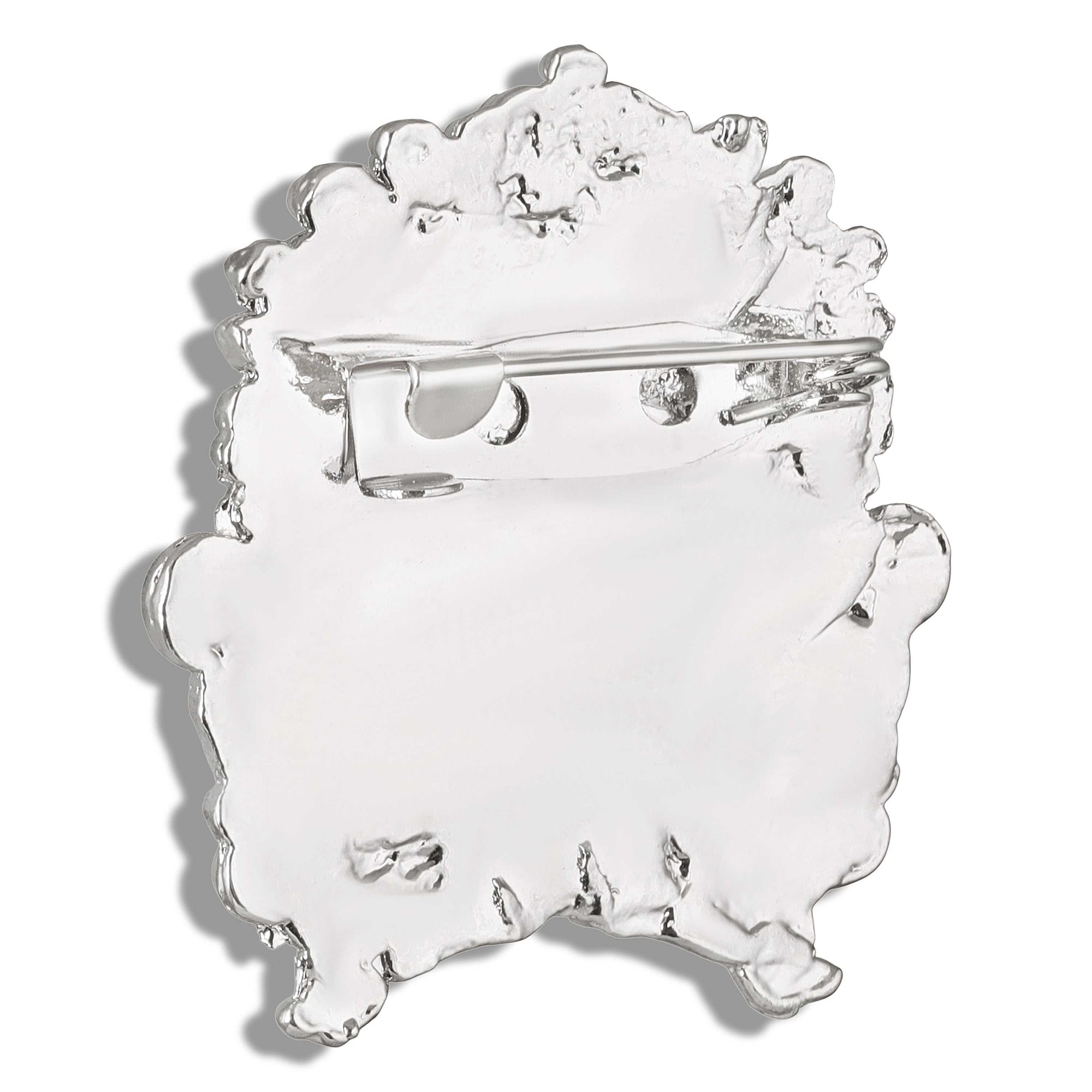 Royal Crest Meenakari Enamel Lion-Theme Brooch