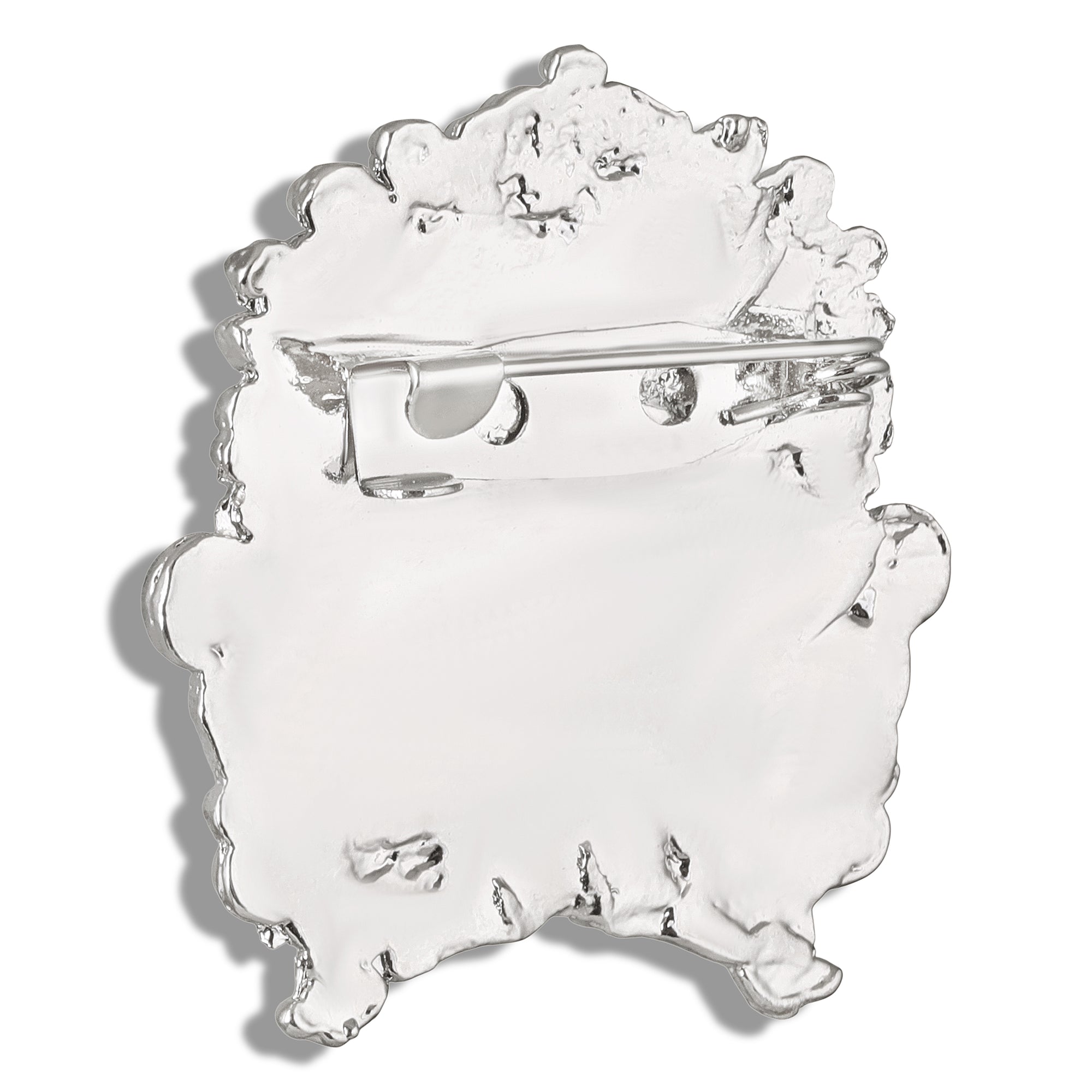 Royal Crest Meenakari Enamel Lion-Theme Brooch