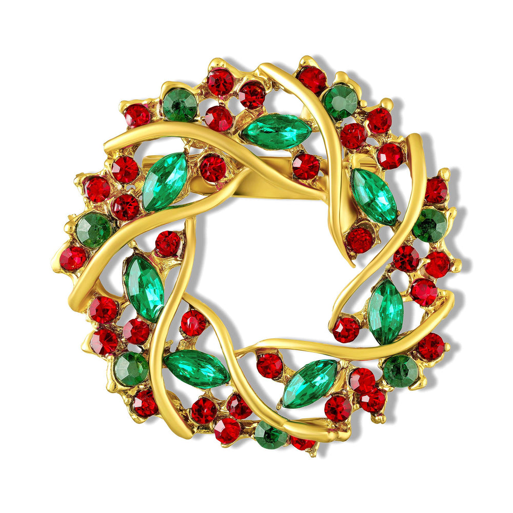 Circular Vine Womens Lapel Pin Brooch
