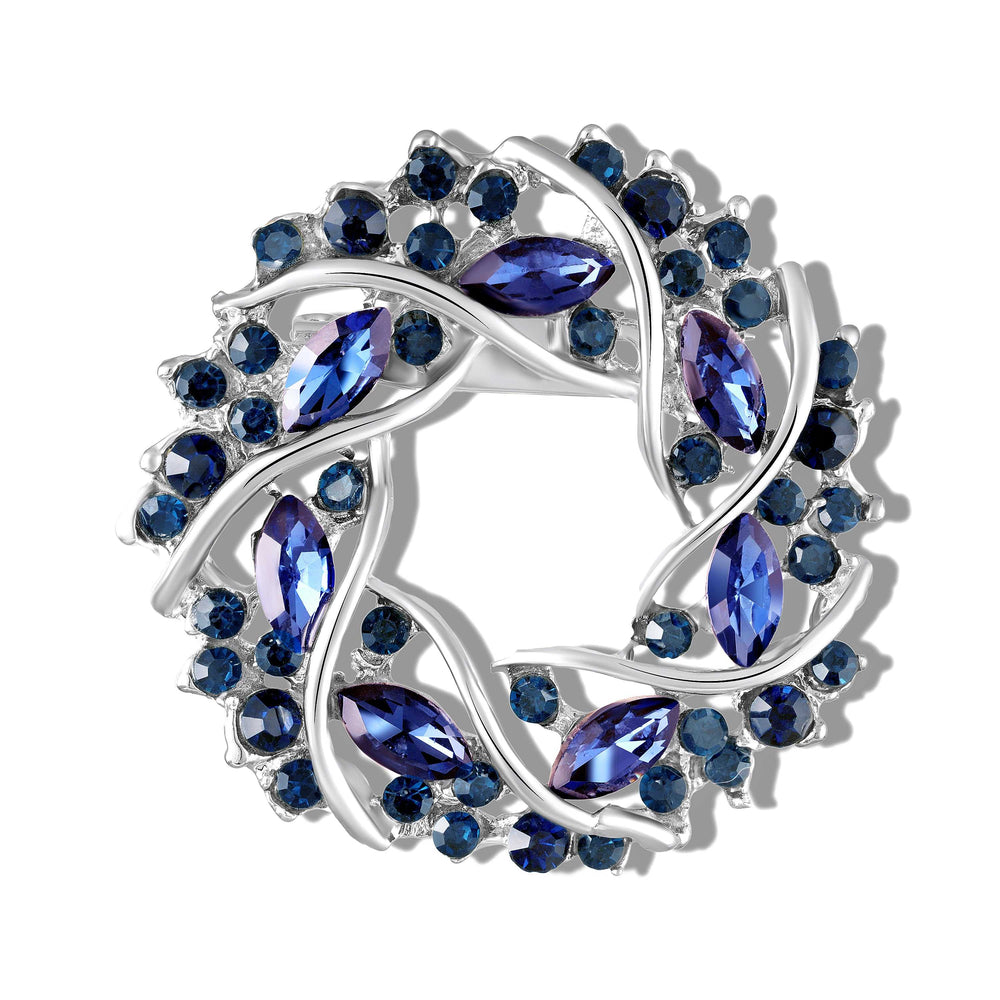 Circular Vine Womens Lapel Pin Brooch