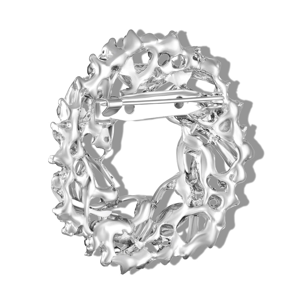 Circular Vine Womens Lapel Pin Brooch