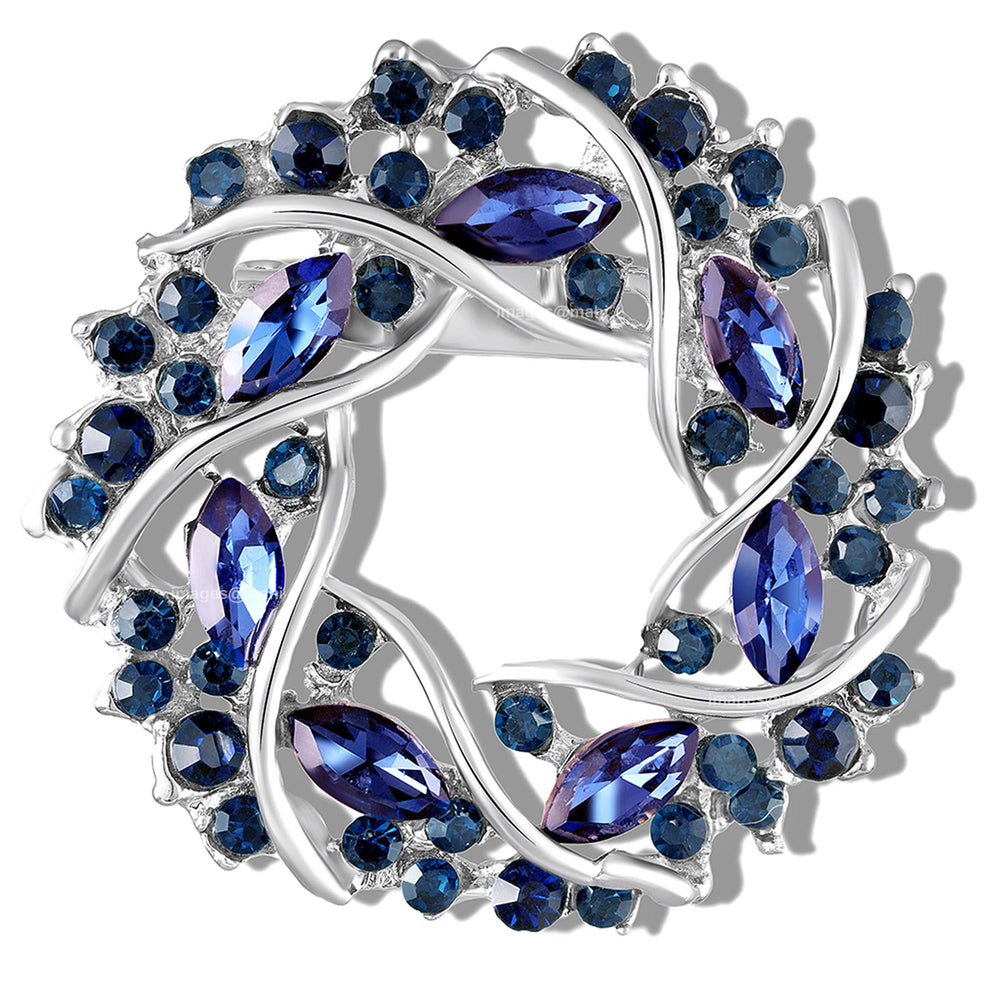 Circular Vine Womens Lapel Pin Brooch