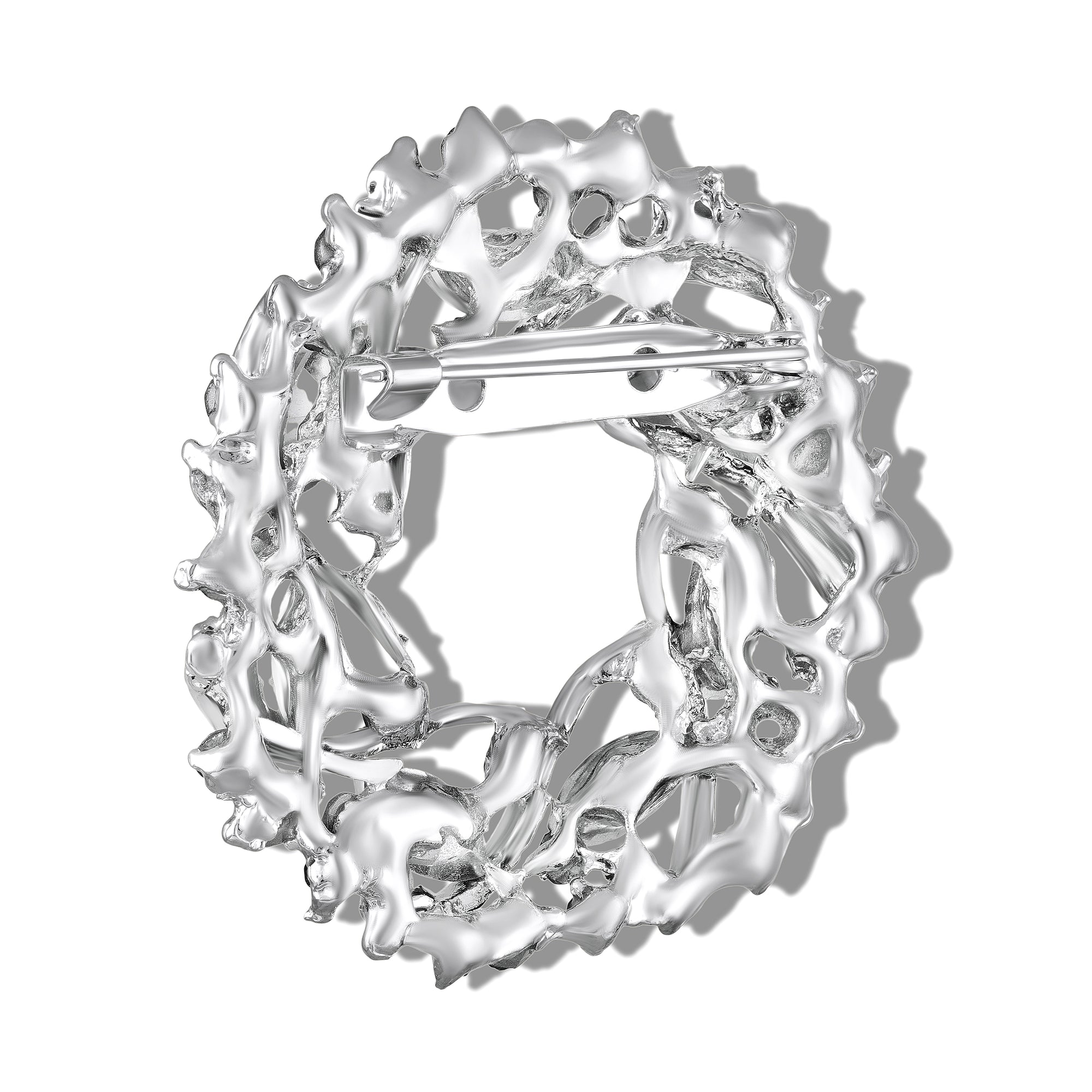 Circular Vine Womens Lapel Pin Brooch