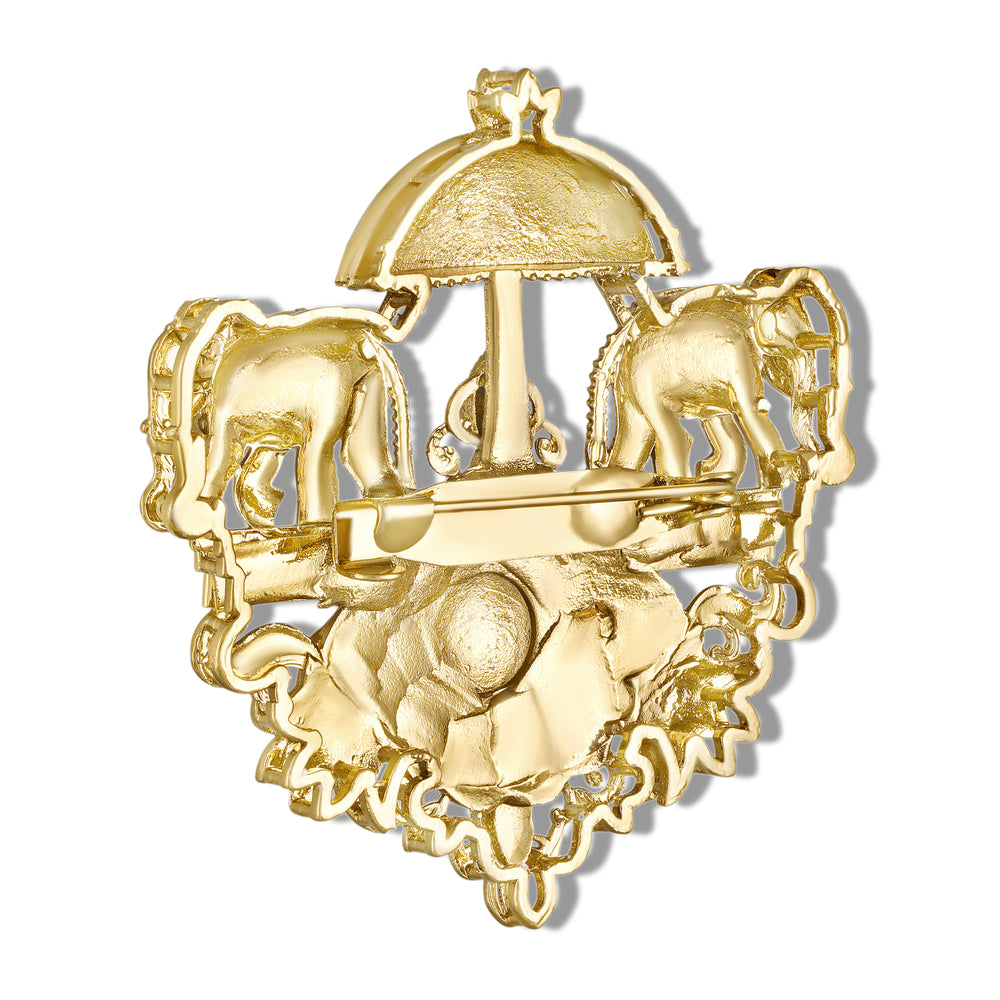 Royal Elephant Doli Men Brooch
