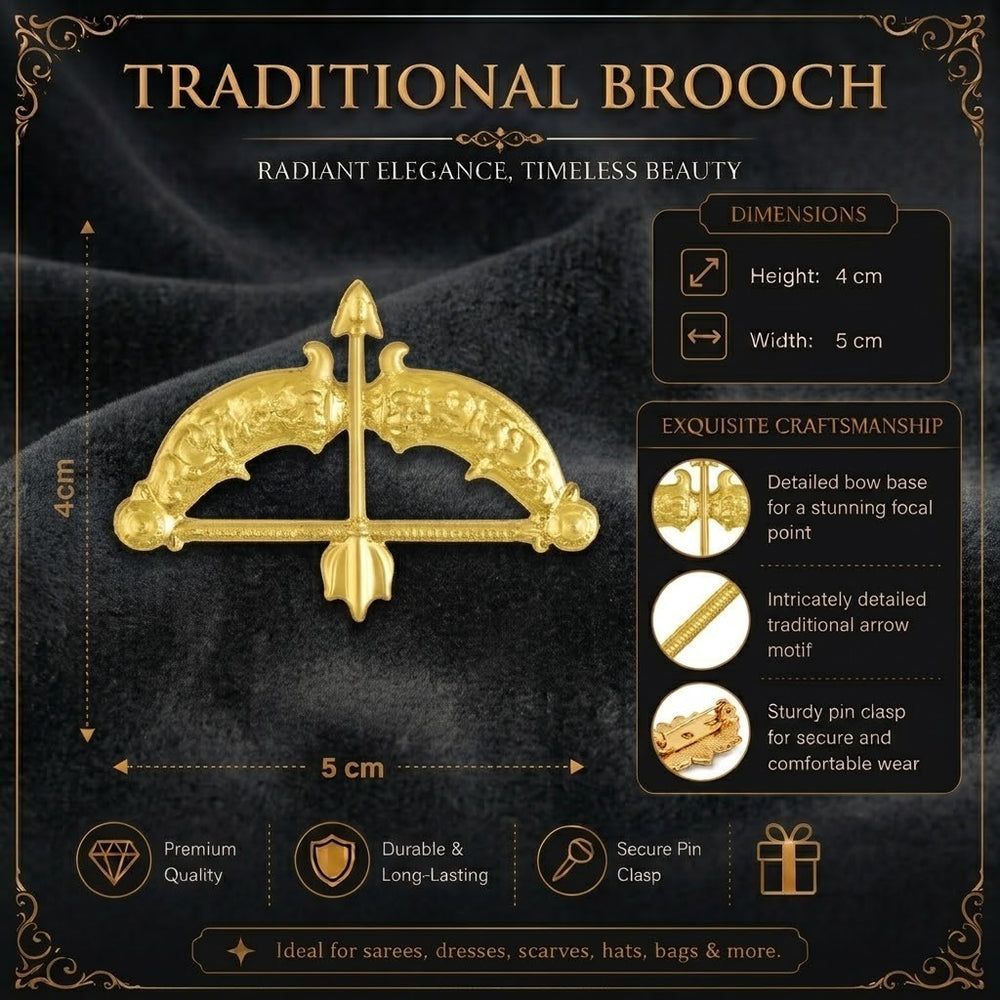 Royal Dhanush Men Brooch