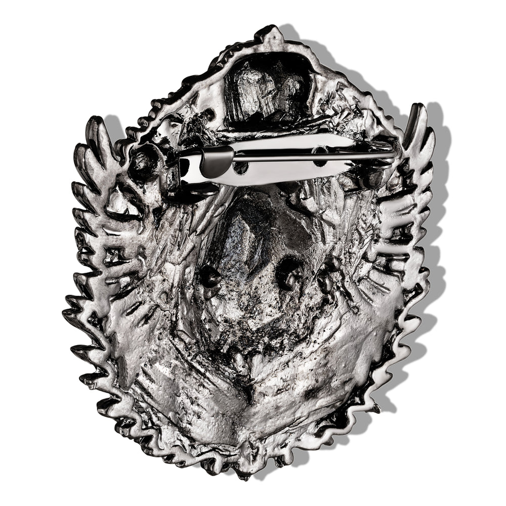 Royal Lion Crown Brooch