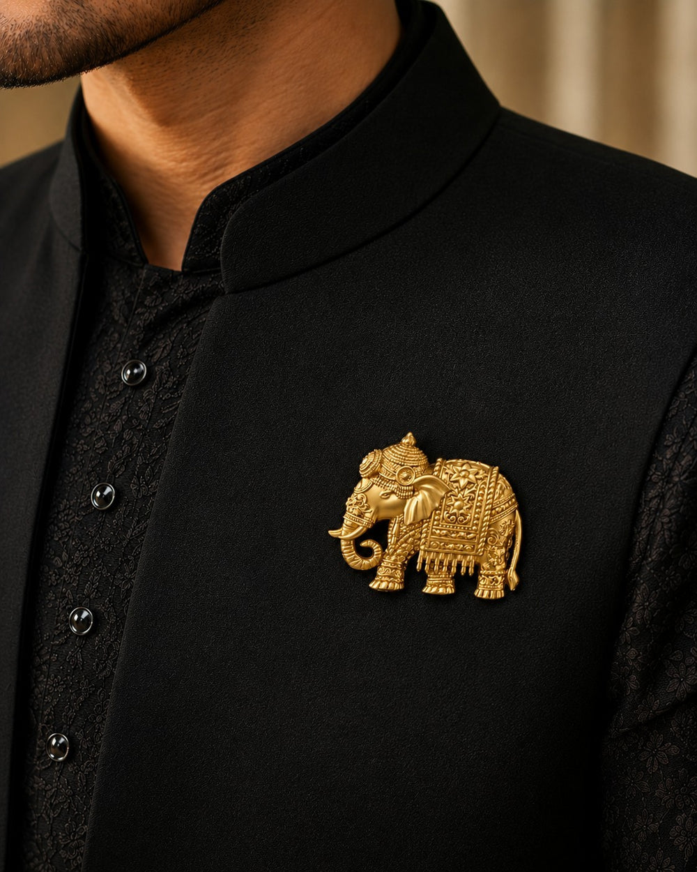 Maharaja Gajraj Elephant Brooch