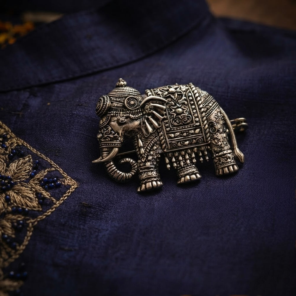 Maharaja Gajraj Elephant Brooch