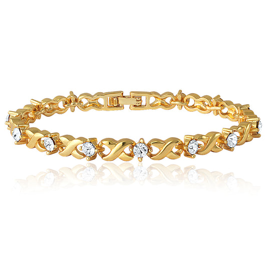 Gold Plated Twist & Shine Bracelet