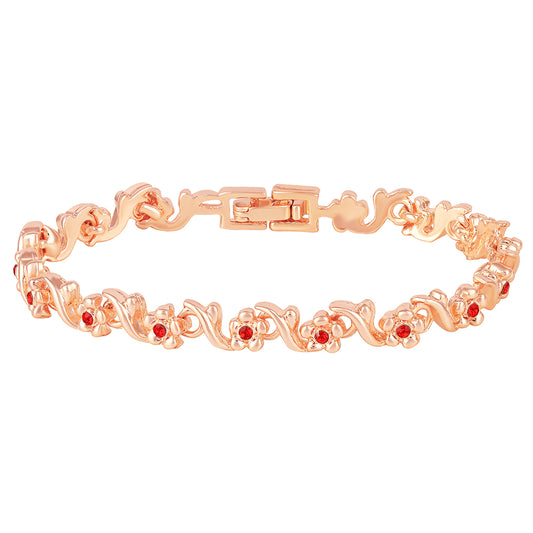 Floral and Leaves Bracelet