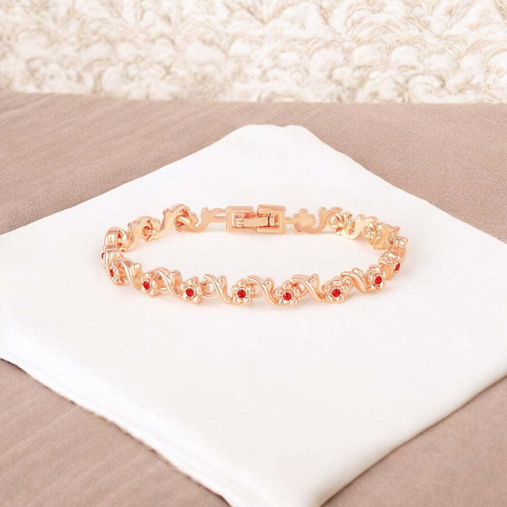 Floral and Leaves Bracelet