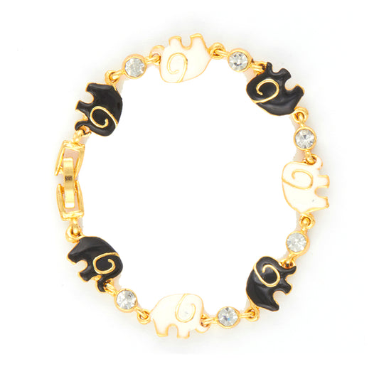 Crystal Elephant Bracelet
