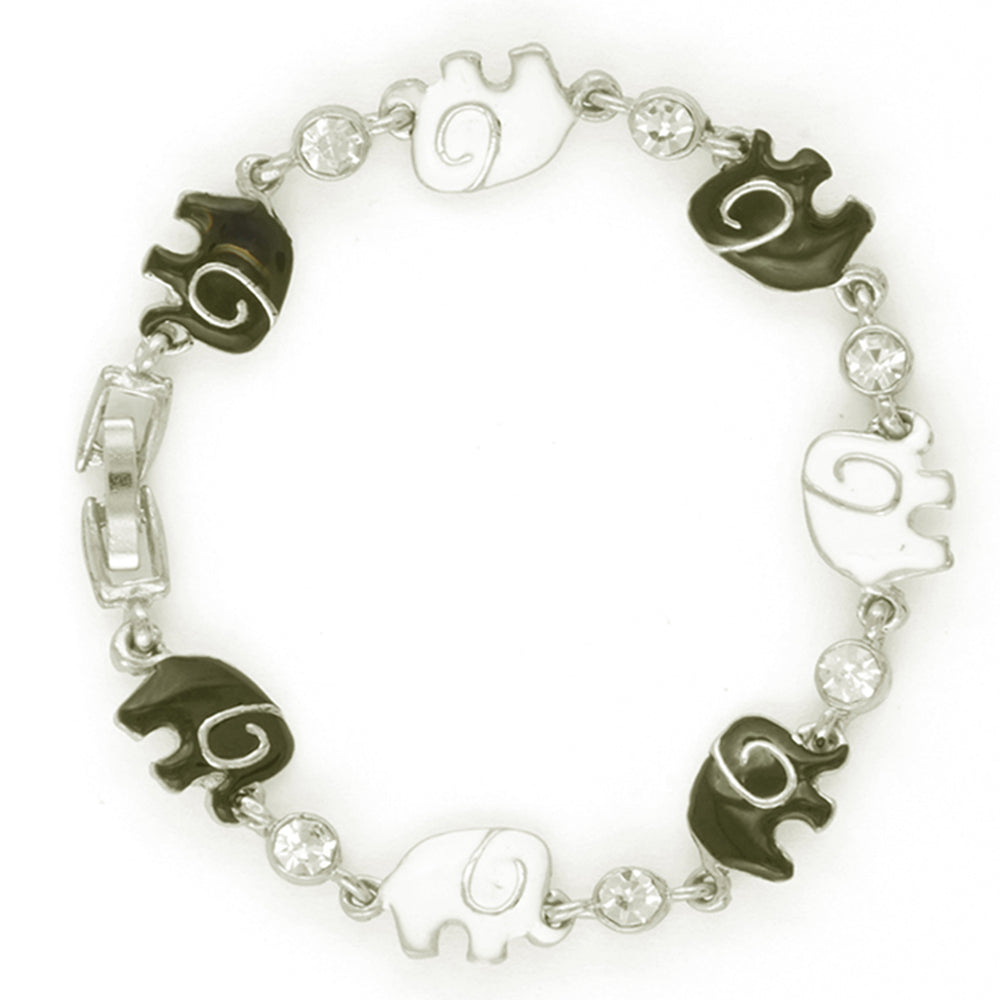 Crystal Elephant Bracelet