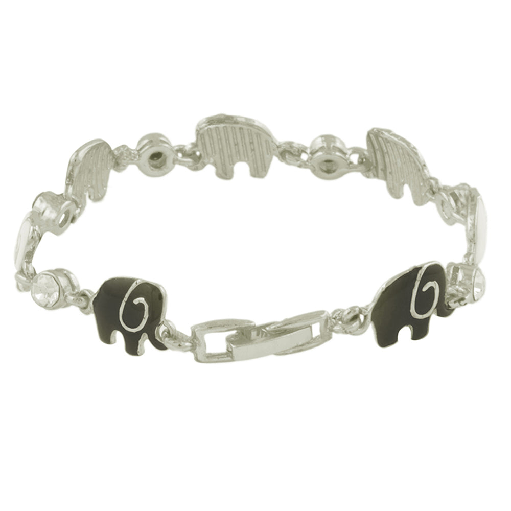 Crystal Elephant Bracelet