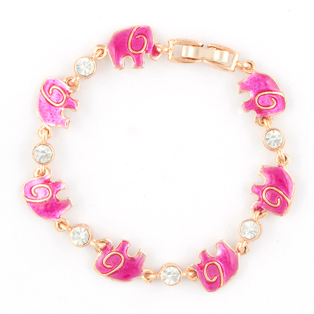 Crystal Elephant Bracelet